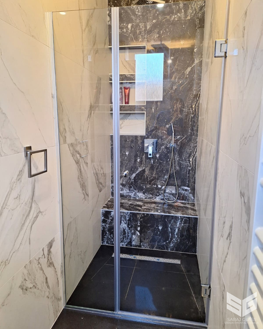 Tuš kabine između dva zida – na baglame - Image 2